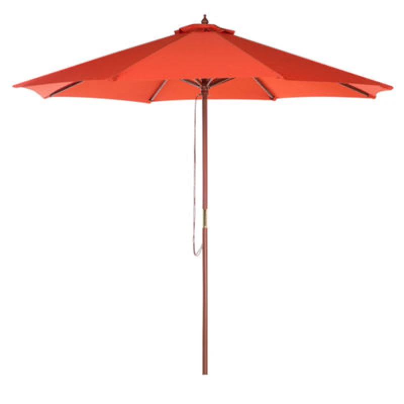 Image of Beliani Market Parasol 270 Cm Toscana Red