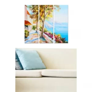 Image of MDF226632283 Multicolor Decorative MDF Painting (3 Pieces)