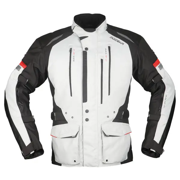 Image of Modeka Striker II Jacket Gray Black Size 4XL
