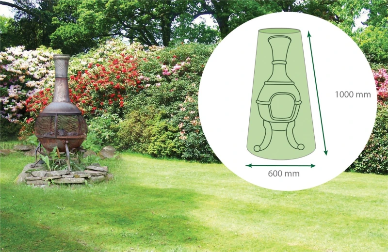 Image of Water Resistant Chiminea Cover Protector ELV-944862 Chiminea Cover