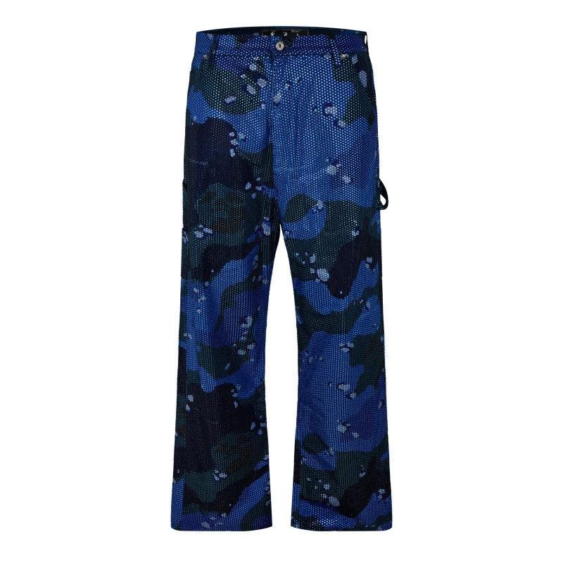 Image of Off White Mens Slim Fit Jeans Blue male 32W R