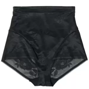 Image of Triumph WILD ROSE SENSATION womens Control knickers / Panties in Black - Sizes EU S,EU M,EU L,EU XL