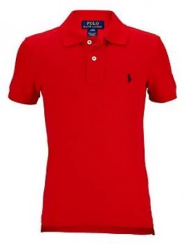 Image of Ralph Lauren Boys Classic Polo Shirt - Red, Size Age: 2 Years