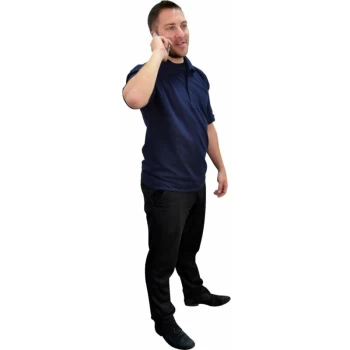 Image of Tuffsafe - Polo Shirt, Navy Blue (S)