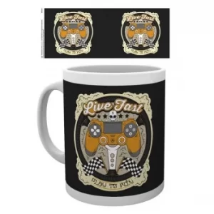 Image of Playstation Live Fast Mug