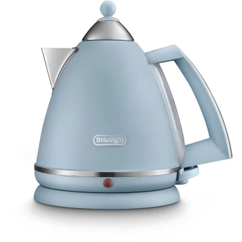 Image of DeLonghi Argento Flora 1.7L Kettle - Blue