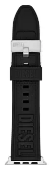 Image of Diesel DSS0014 Apple Strap (42/44/45mm) Black Silicone Watch