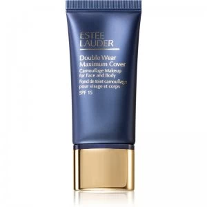 Image of Estee Lauder Double Wear Maximum Cover High Cover Foundation for Face and Body Shade 5W2 Rich Caramel 30ml