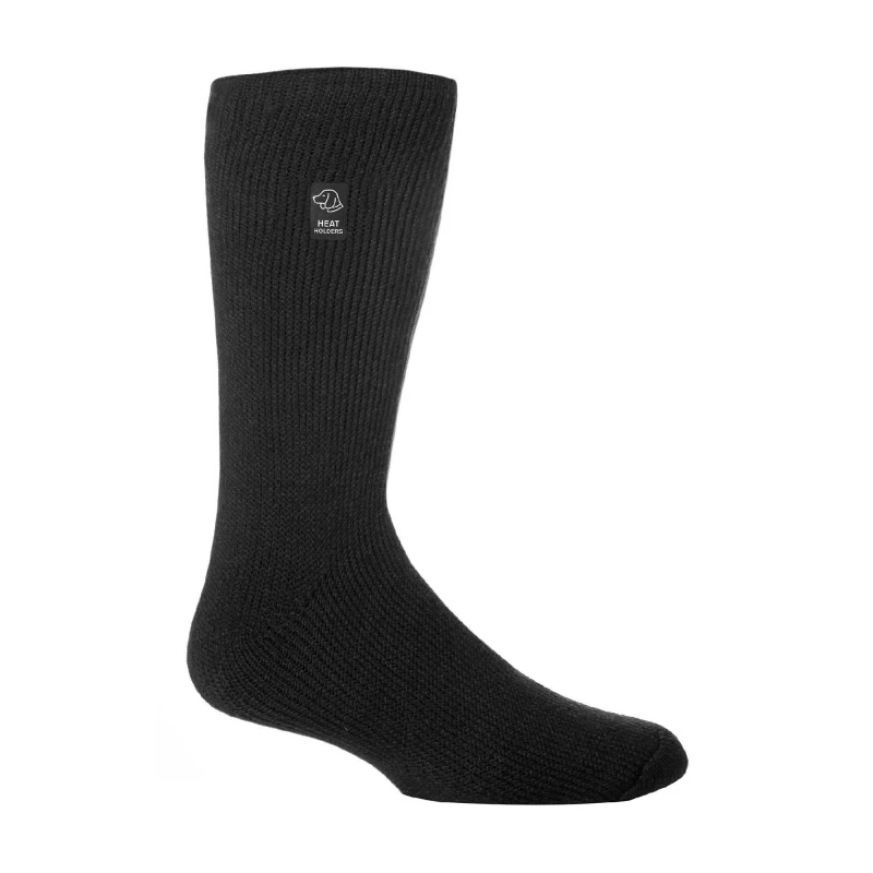 Image of Sock Snob Mens & Ladies Outdoor Warm Thermal Dog Walking Socks for Winter - 4-8 UK / Black