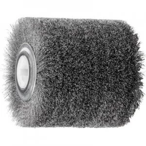 Image of PFERD 43509003 Rotating brush for Satiniermaschinen, ungezopft WBU 100100/19.1 INOX 0.20 Diameter 100 mm