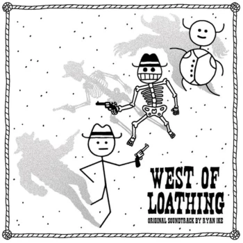 Image of Ship To Shore - West Of Loathing (Original Soundtrack) LP (White & Black Splatter)