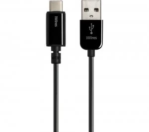 Image of Techlink 526505 USB Type-C to USB-A 2.0 Cable - 1 m