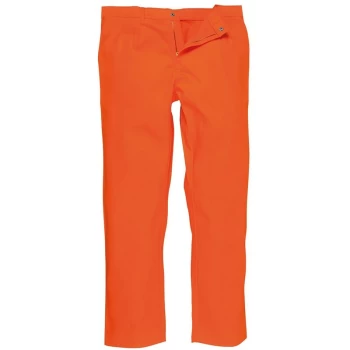 Image of Portwest BZ30ORRS - sz S Bizweld Trousers - Orange