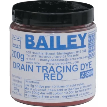 Image of Drain Trace Dye Red 200GM - Kennedy