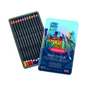 Image of DERWENT PROCOLOUR 12 TIN