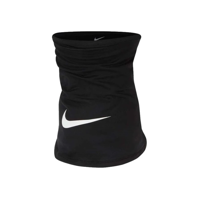 Image of Nike Womens Logo Standard Neck Warmer in Black Female One Size
