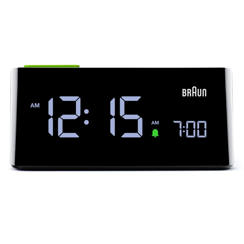 Image of Braun Clocks Braun Digital Alarm Clock with VA LCD Display Black unisex One Size