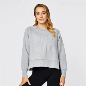 Image of USA Pro Crew Sweatshirt Ladies - Grey Marl