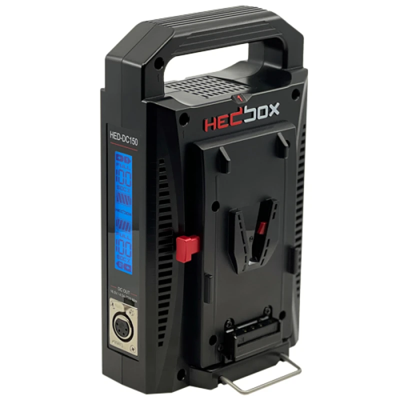 Image of Hedbox Intelligent Digital Dual LCD Battery Charger for V-Mount Batteries