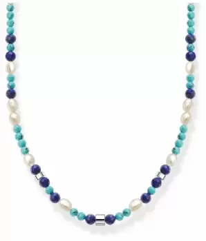 Image of Thomas Sabo KE2162-775-7-L45V Charm Club Blue Bead and Jewellery