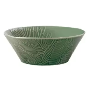Image of Maxwell & Williams Kiwi Panama Stoneware Round Serving Bowl, 25cm