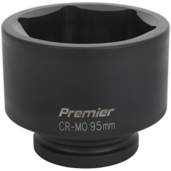 Image of Sealey 1" Drive Hexagon Impact Socket Metric 1" 95mm