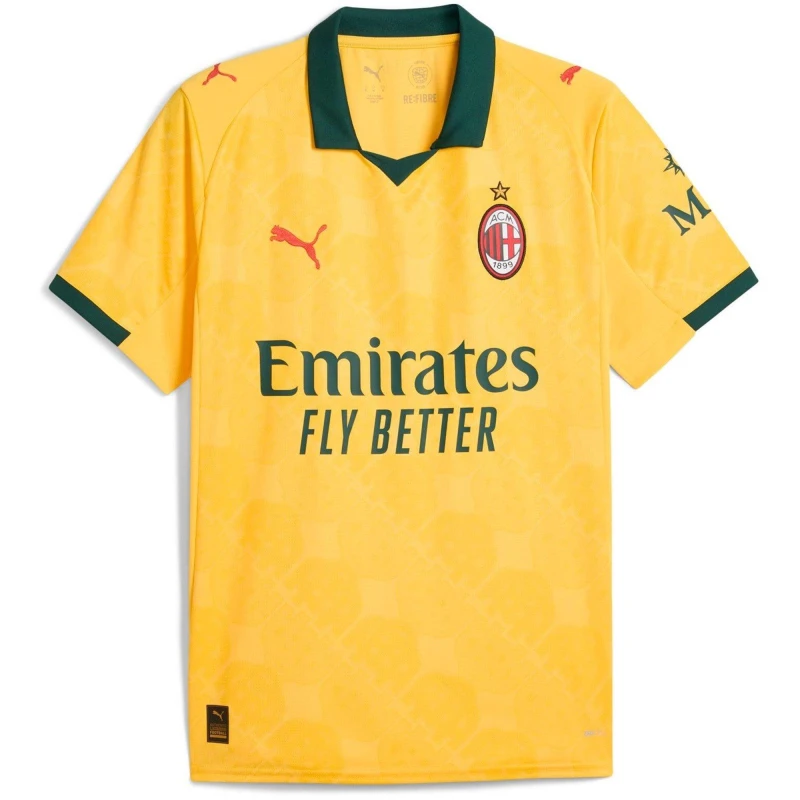 Image of Puma AC Milan Third Shirt 2025/26 Jaune Male S 779979-03