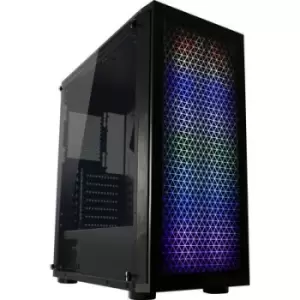 Image of LC Power Gaming 800B Midi tower Game console casing Black Built-in lighting, Window, Dust filter
