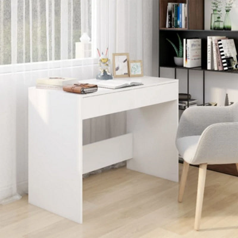 Image of JINLEFU Jinlefu - Desk White 101x50x76.5cm Engineered Wood vidaXL JRVDZX-809557_DE