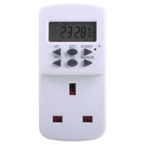 Image of TE7 7 Day Electronic Mains Timer - White