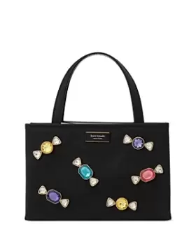 Image of kate spade new york Sam Icon Candy Gem Embellished Nylon Small Tote