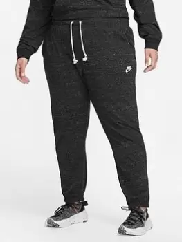 Image of Nike Gym Vintage Easy Joggers (Curve) - Black/White, Size 18-20=1X, Women