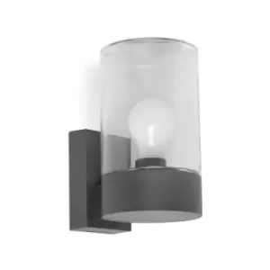 Image of Kila garden lantern Dark gray 1 bulb 20cm