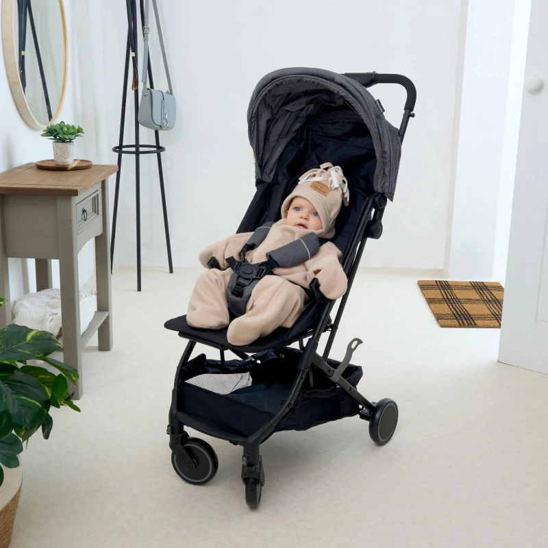 Image of Clair de Lune Clair De Lune Fleece Wrap Blanket - Oatmeal