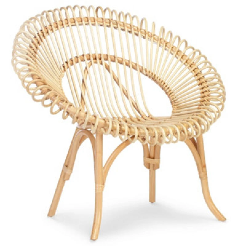 Image of Desser Shanghai Chair Natural Rattan Indoor (H)93Cm X (W)97Cm X (D)82Cm