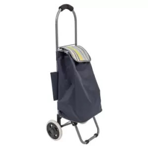 Image of Sabichi Essential Zippy Stripe 2 Wheel Shopping Trolley