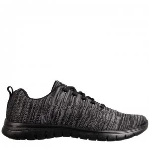 Image of Fabric Flyer Runner Mens Trainers - Black/Charcoal