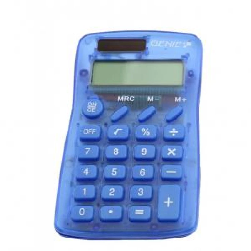 Image of ValueX 8 Digit Pocket Calculator Blue 12595