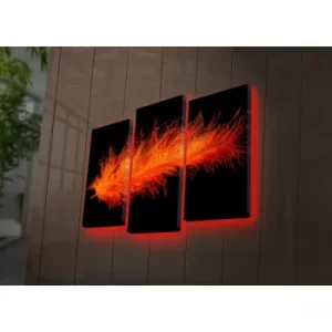 Image of 3PATDACT-19 Multicolor Decorative LED Lighted Canvas Painting (3 Pieces)