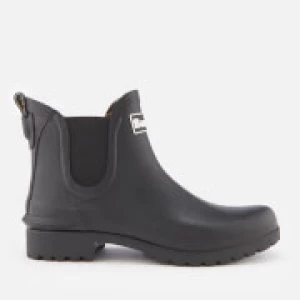 Image of Barbour Womens Wilton Chelsea Boots - Black - UK 6