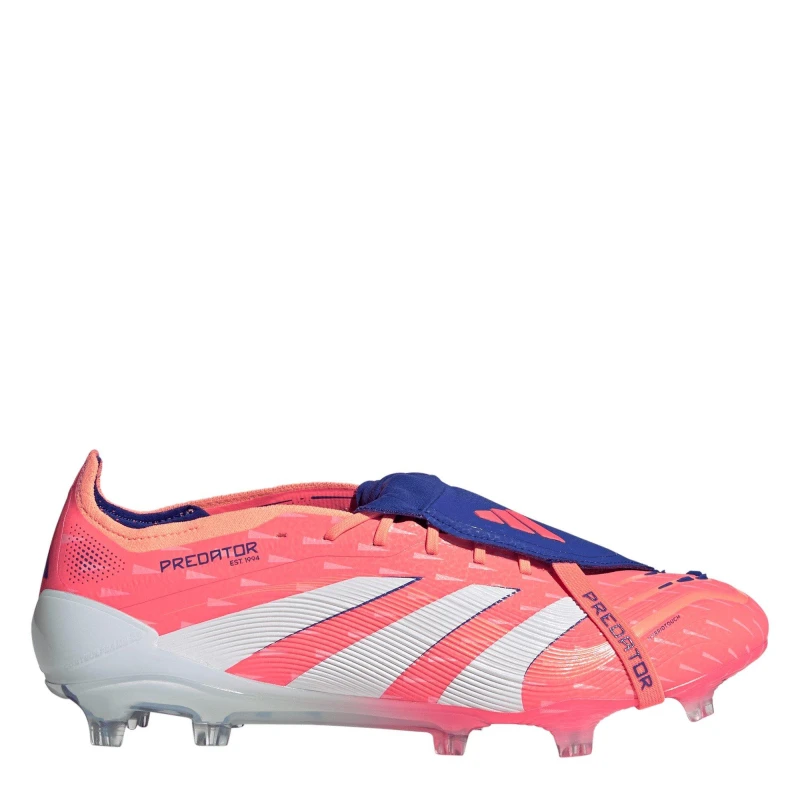 Image of adidas Predator Elite Fold-Over Tongue Firm Ground Football Boots Orange/White male 9 (43.3)