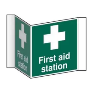 Image of First Aid Station (Projection Sign) - RPVC (200mm Face)