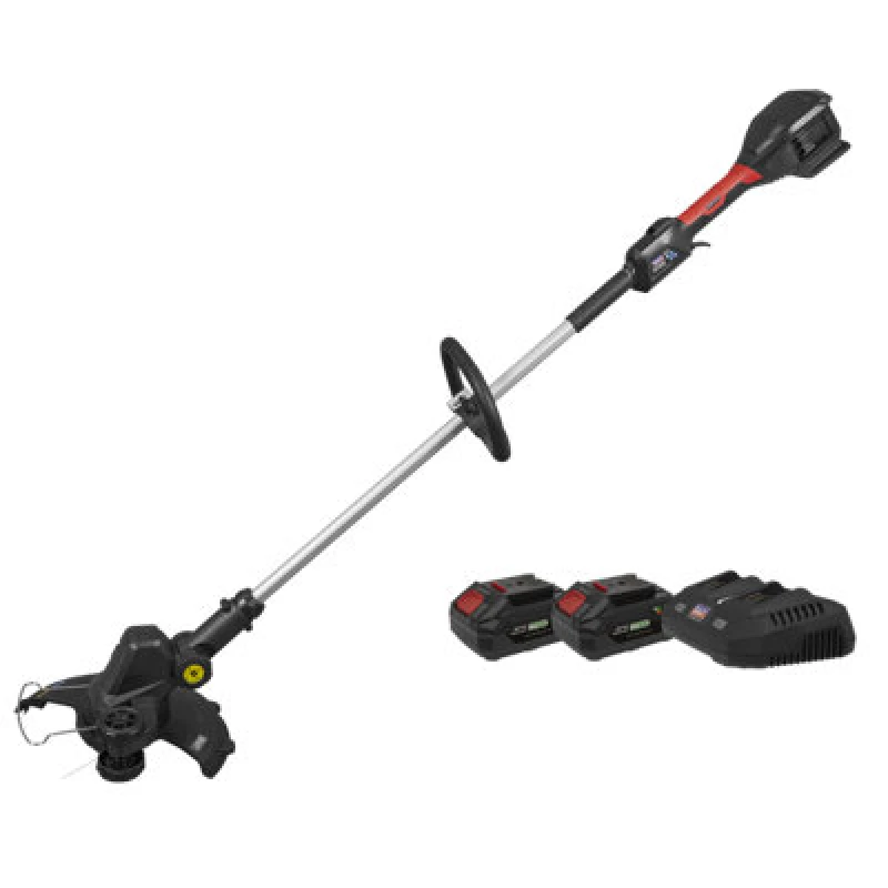 Image of Sealey CP40VGS SV20 Twin 20v Cordless Grass Trimmer 300mm CP40VGSKIT Batteries: 2 x 4ah Li-ion