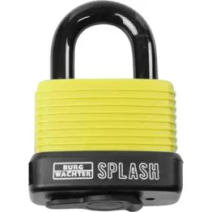 Image of Burg Waechter Splash 470 45 Yellow SB Padlock Yellow/Black Key