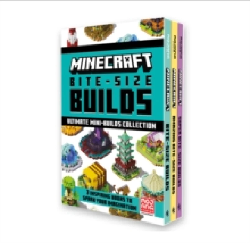 Image of Minecraft Bite-Size Builds 3 Book Set Mojang AB Mojang AB Books