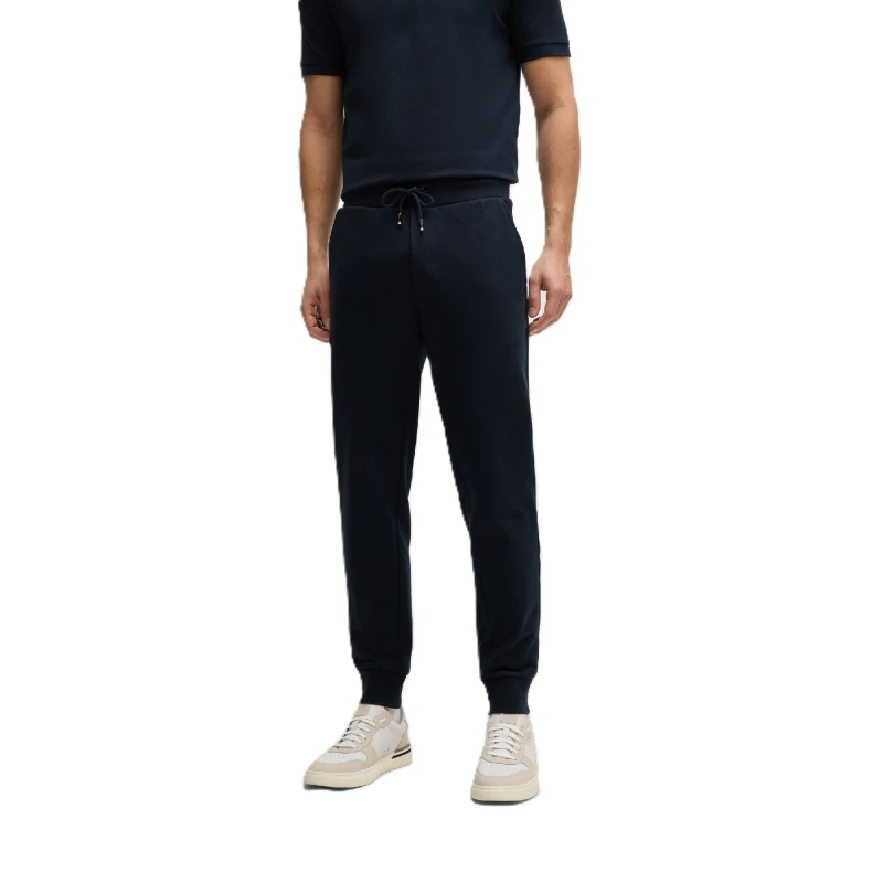 Image of Boss Mens Lamont Short Sleeve Polo Shirt Dark Blue male S