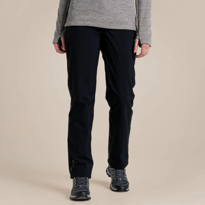 Image of Craghoppers Womens Jullio Gore Straight Leg Trouser Black female 8 (XS)