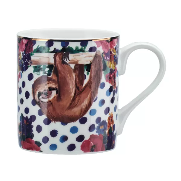 Image of Wild at Heart Sloth Print Mug, 280ml