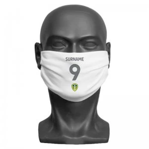Image of Personalised Leeds United FC Shirt Face Mask