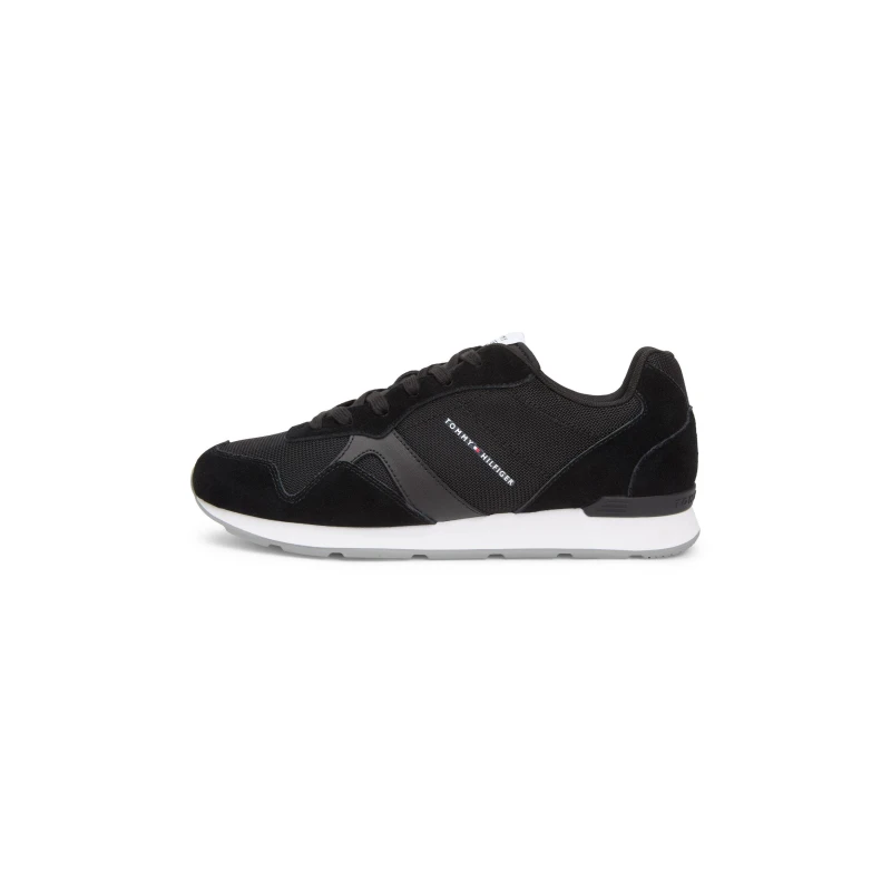Image of Tommy Hilfiger Mens Runner Icon Mix Runners Black male 7 (41)